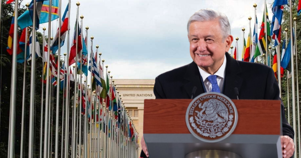 ¿Ridículo? Más de 100 países el plan que AMLO presentó en la ONU