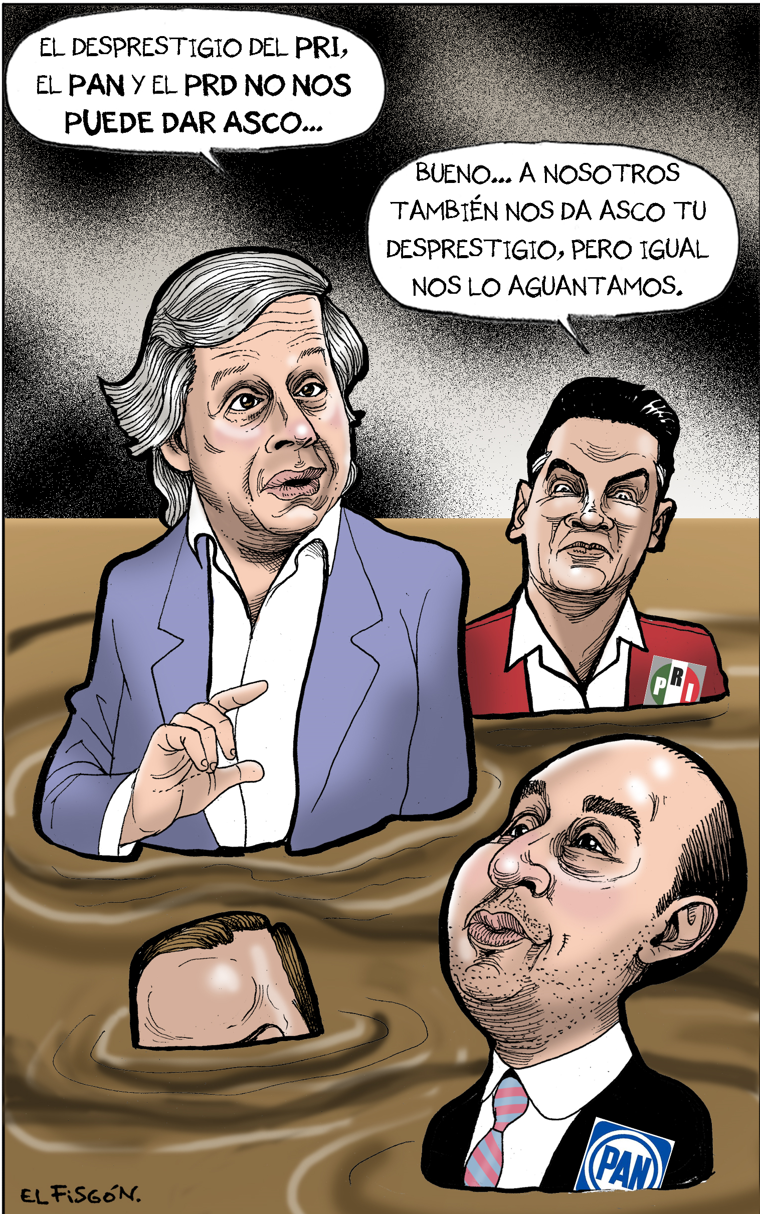 Aguantando el asco