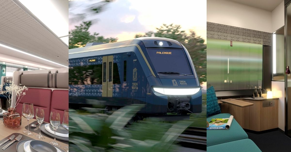 Así de impresionantes serán los vagones del tren Maya