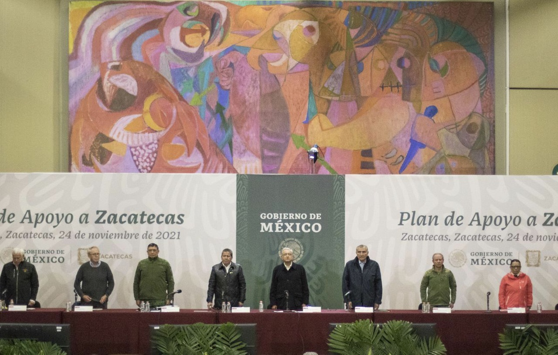 AMLO: con apoyo social y militar se rescatará Zacatecas