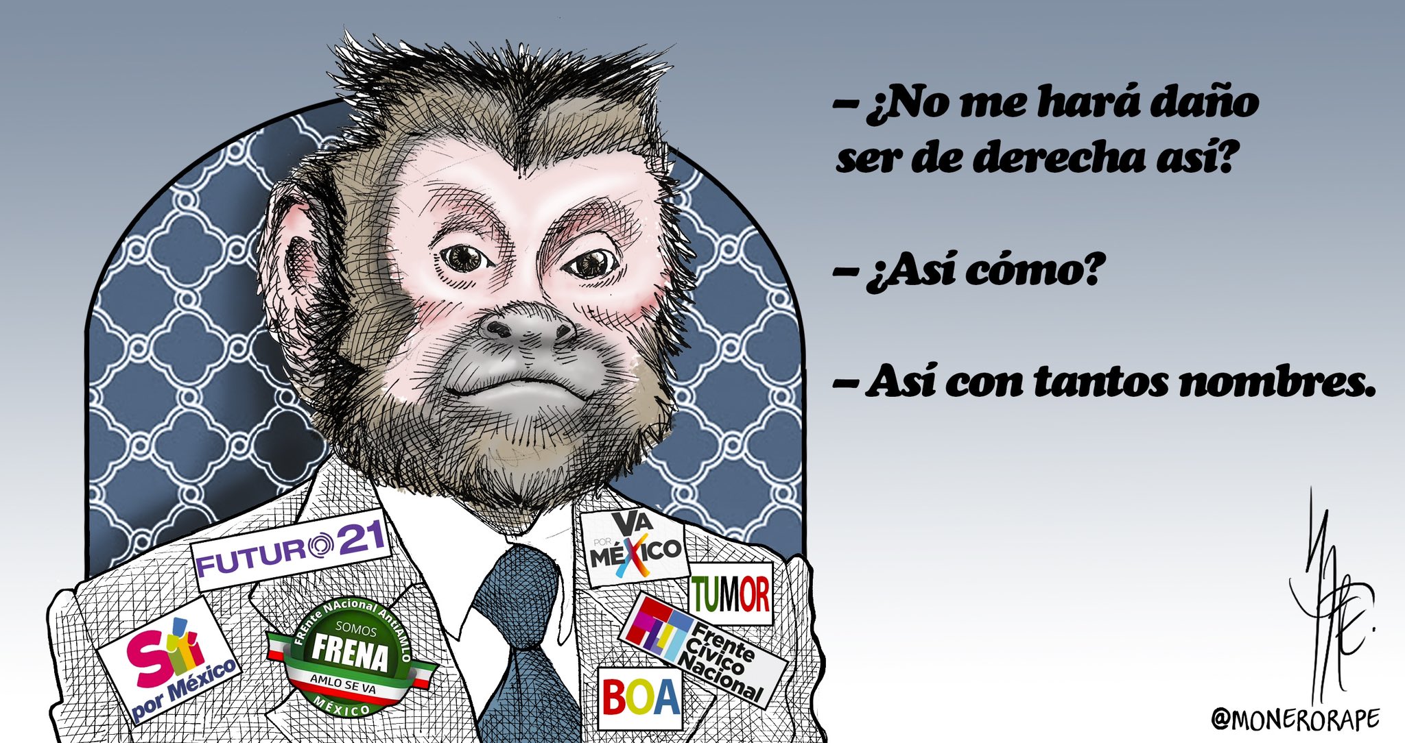 Aunque la derecha se vista de seda