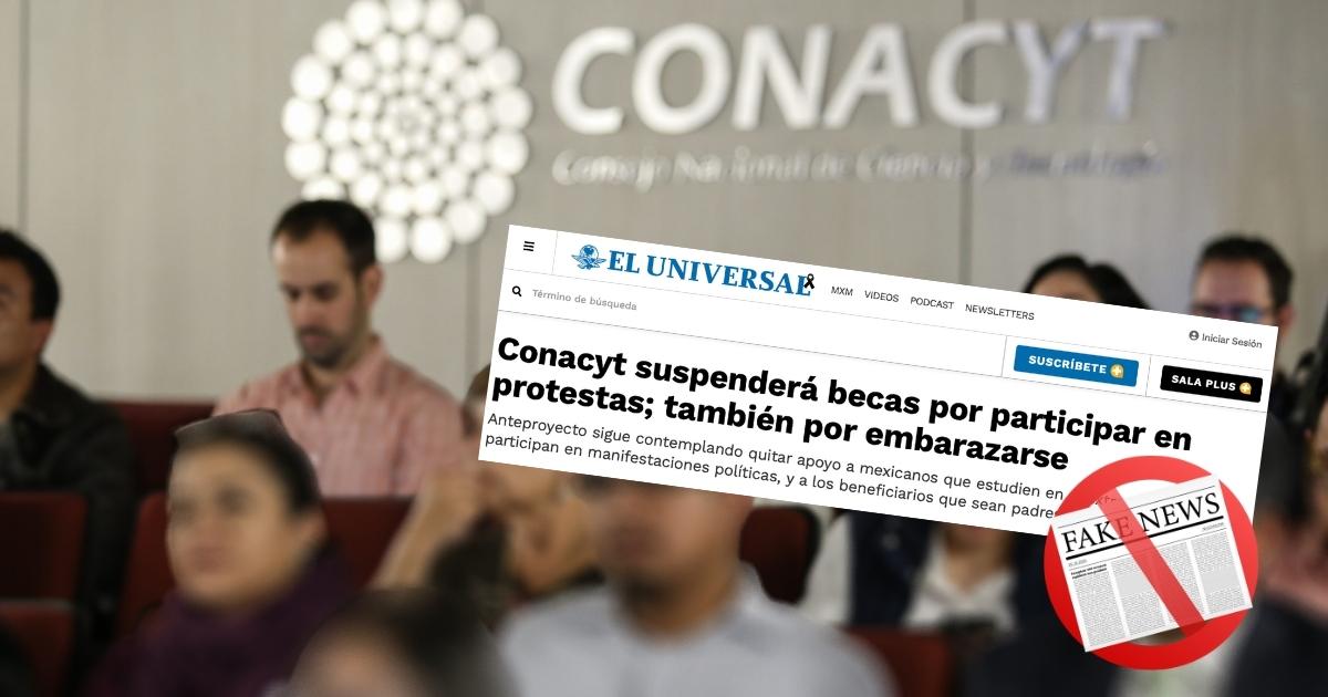 CONACYT desmiente nota de El Universal sobre cancelación de becas