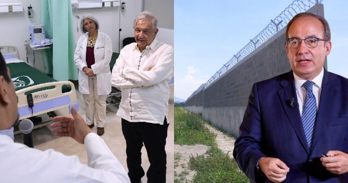 El hospital que AMLO construirá en la infame barda de Felipe Calderón estará listo para el 2023