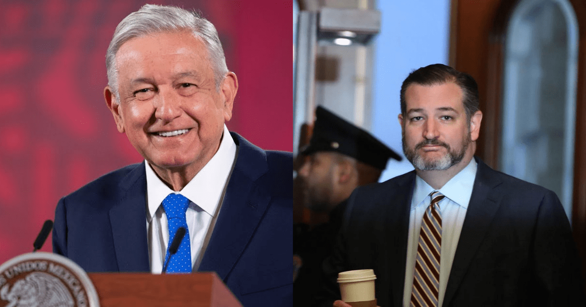 AMLO pone en su lugar a Ted Cruz, critica que la oposición en México lo apoye