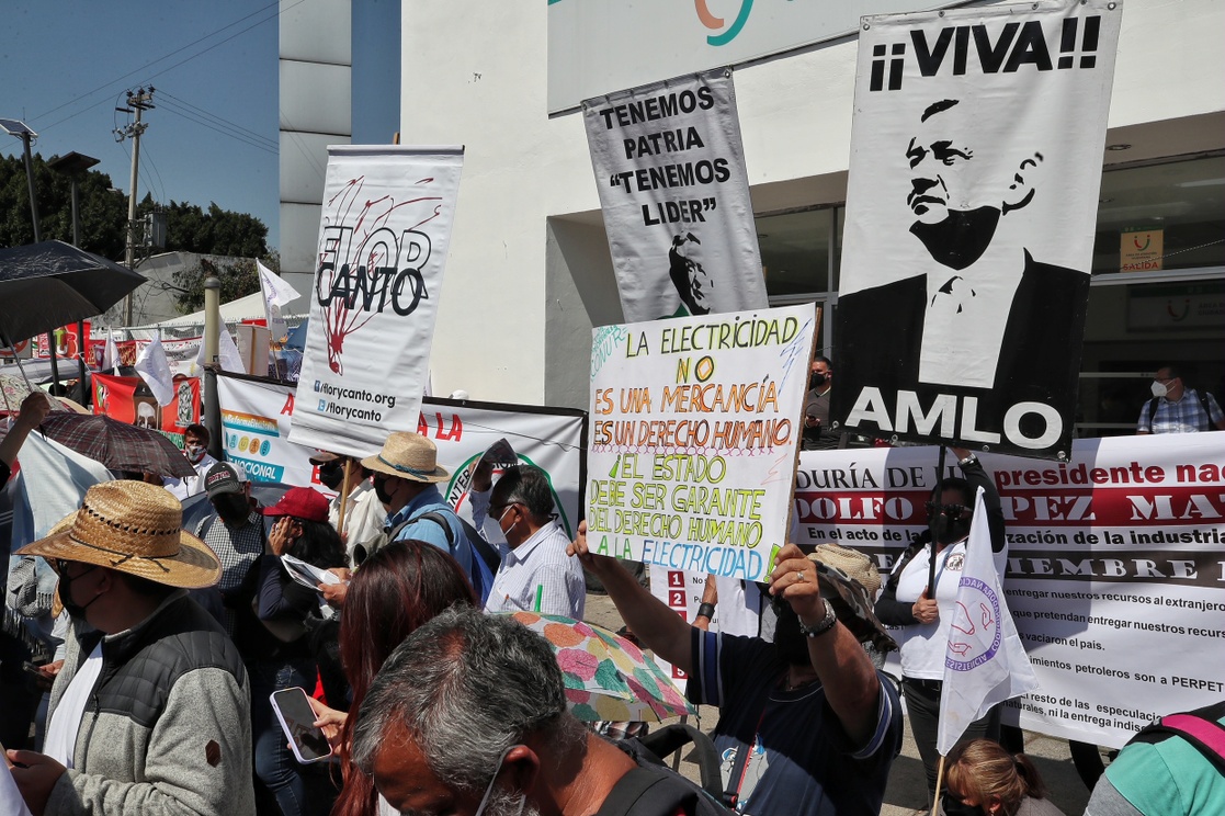 Movilización en el país en favor de la reforma eléctrica