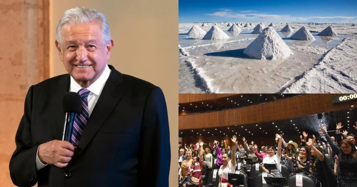 AMLO lo logra, aprueba Ley para la Nacionalización del Litio