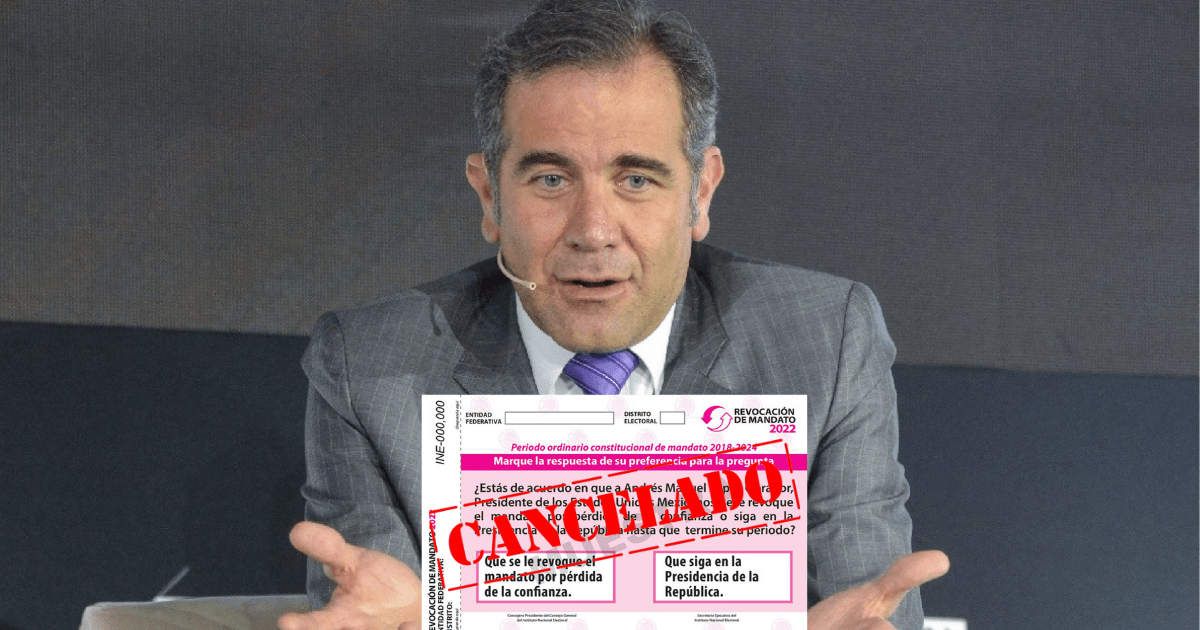 Lorenzo Córdova amenaza con anular la revocación de mandato