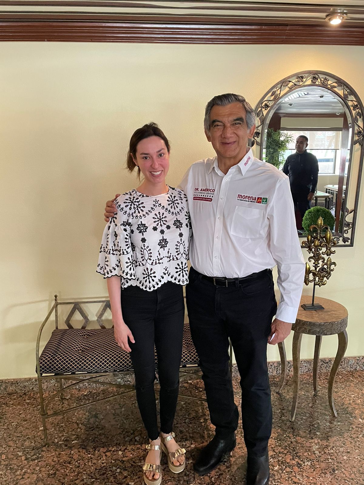 Se reúne la Diputada Lizbeth Ogazón con Américo Villarreal