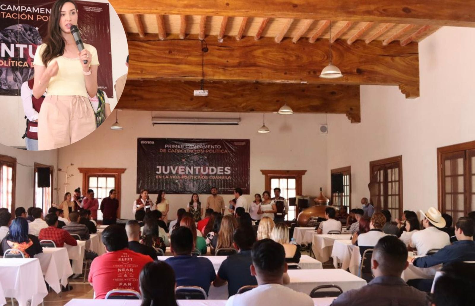 Inaugura Morena el primer campamento de capacitación política