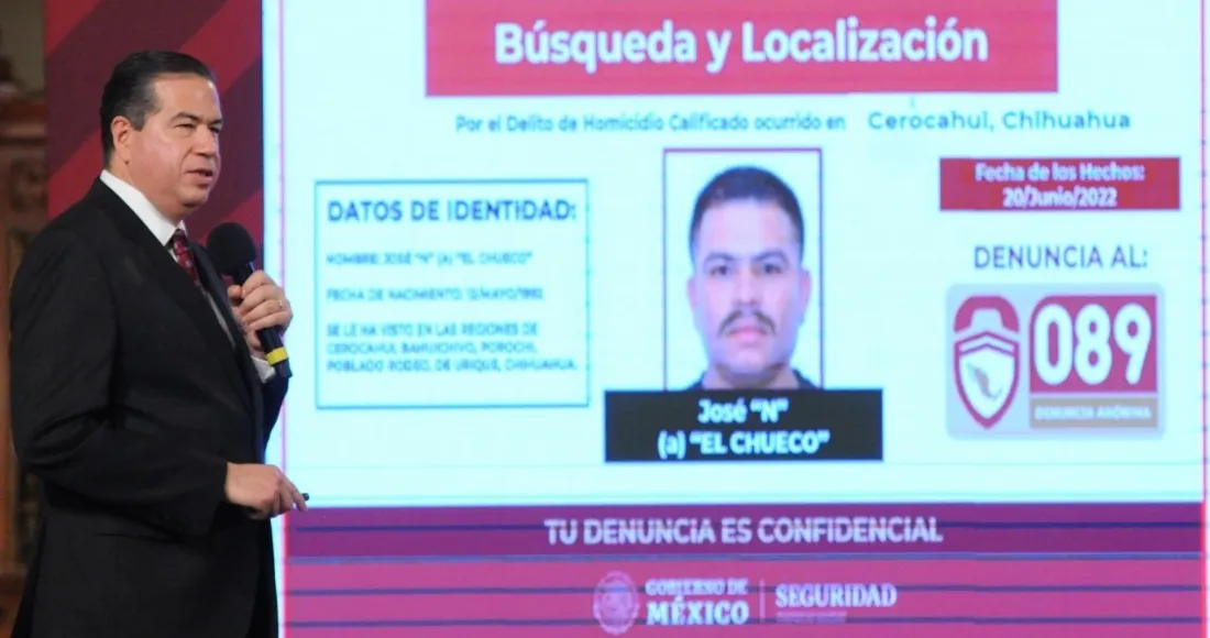 SSPC: Van 11 detenidos en operativo para capturar a “El Chueco”; 3 son sus familiares