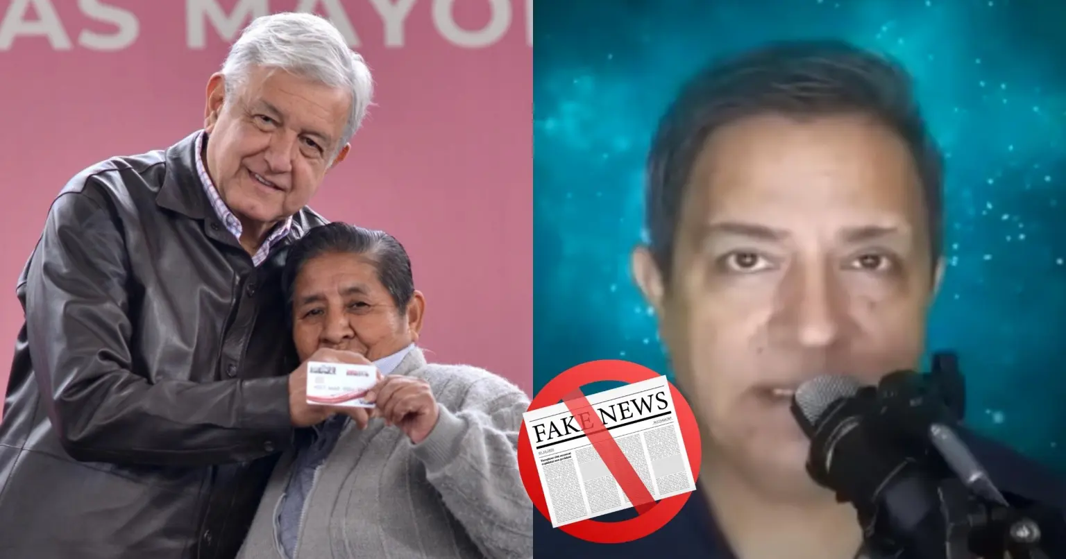 FALSO: AMLO NO declaró que para el 2023 no habrá dinero para pensiones