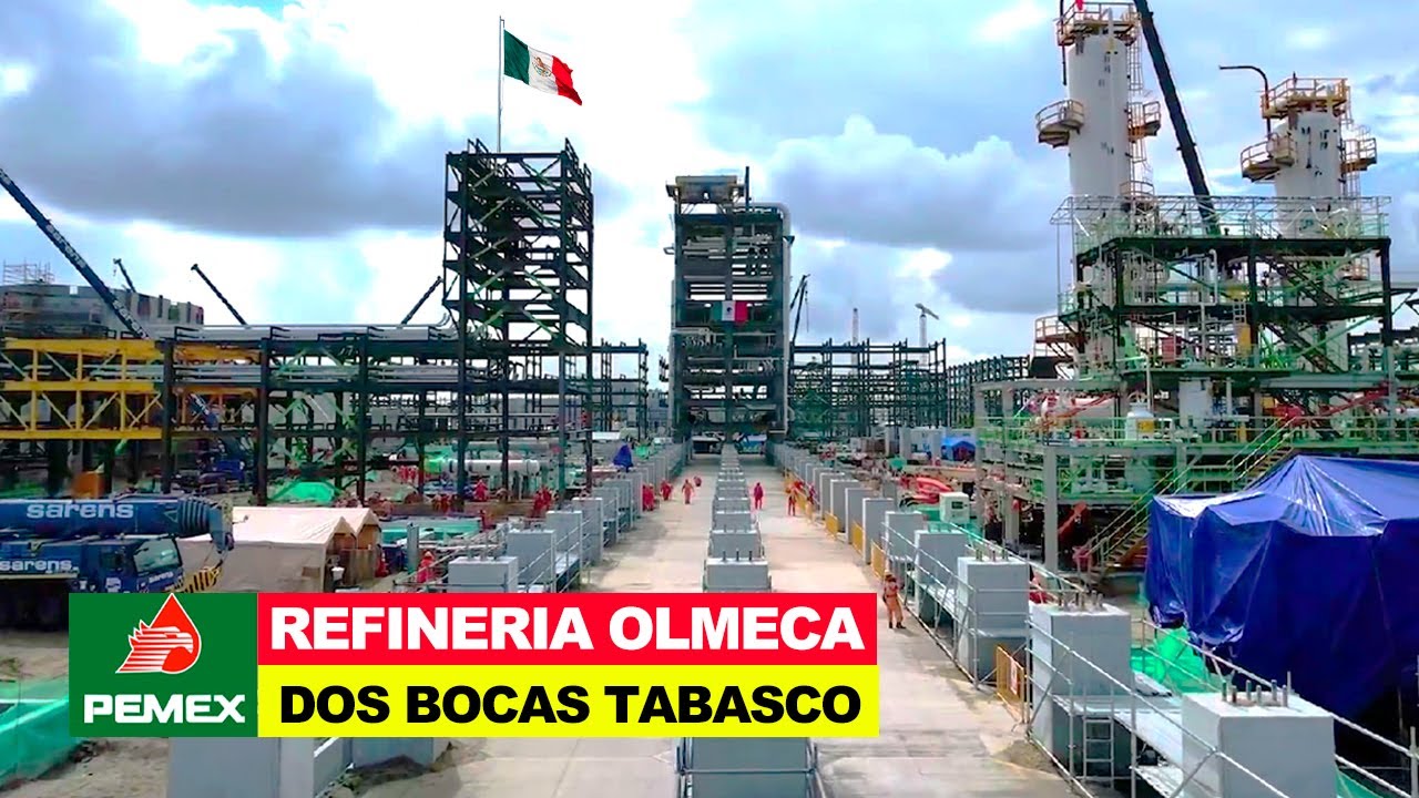 Presentan avances de la Refinería “Olmeca” de Dos Bocas, Tabasco