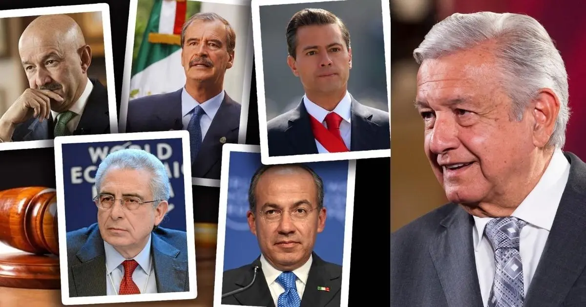AMLO seguirá exhibiendo a ex-presidentes por haber destruido al país