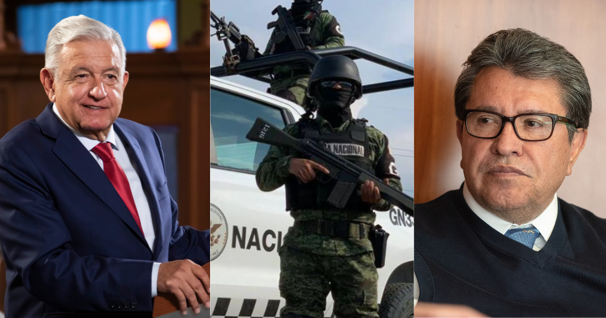 Monreal va contra la reforma a la Guardia Nacional y AMLO lo pone en su lugar