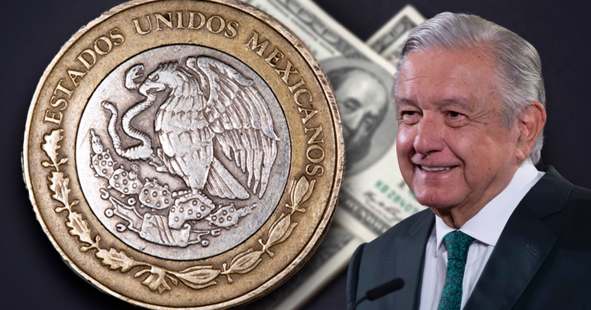 Con AMLO el peso cerró el 2022 como la mejor moneda frente al dólar