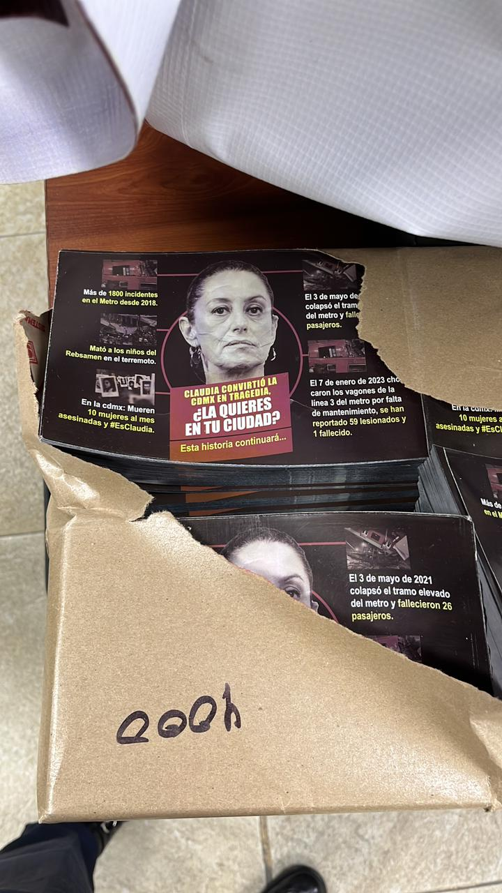 Propaganda en Cuauhtémoc, evidencia de ‘guerra sucia’ de la oposición: Sheinbaum