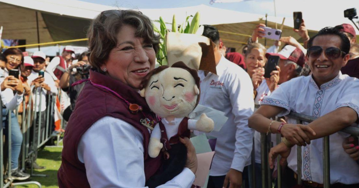Delfina Gómez cierra su precampaña imbatible en las encuestas