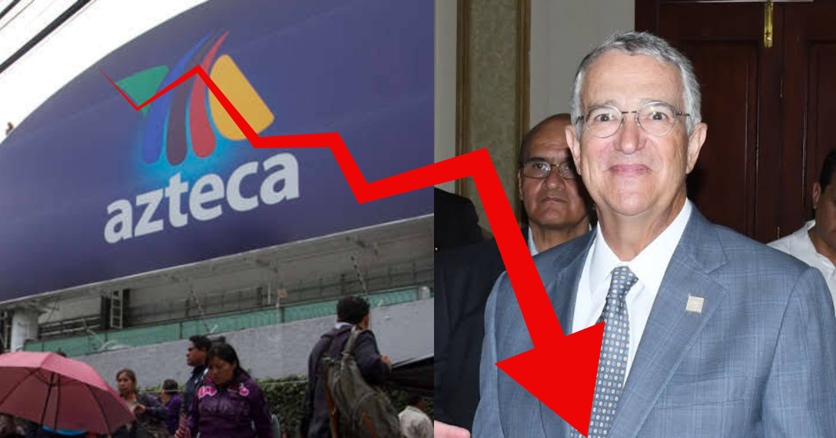 Acciones de TV Azteca caen más de 30%; Salinas Pliego en shock