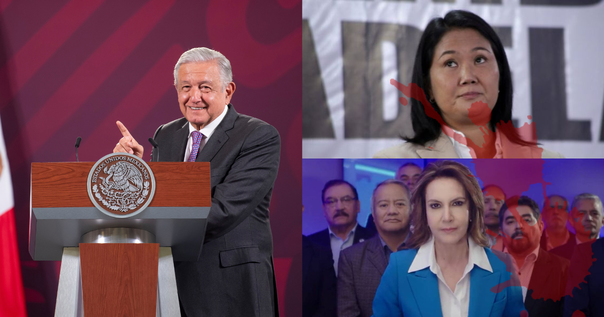Hijad de dictadores de Perú y Guatemala se lanzan contra AMLO