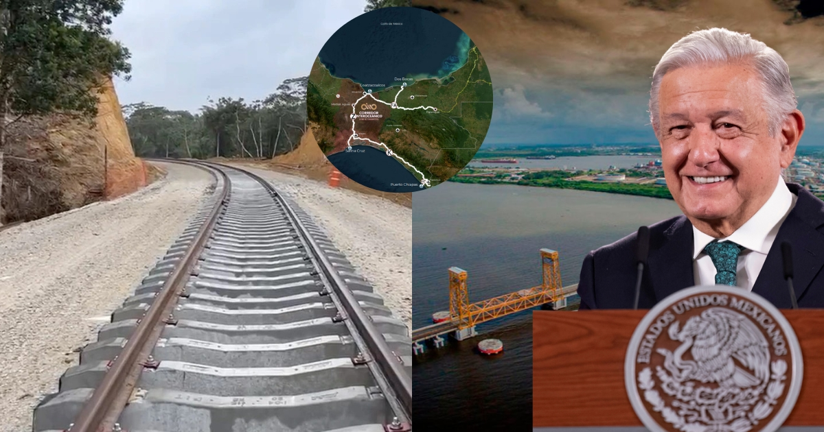 Así será el corredor interoceánico que construirá AMLO