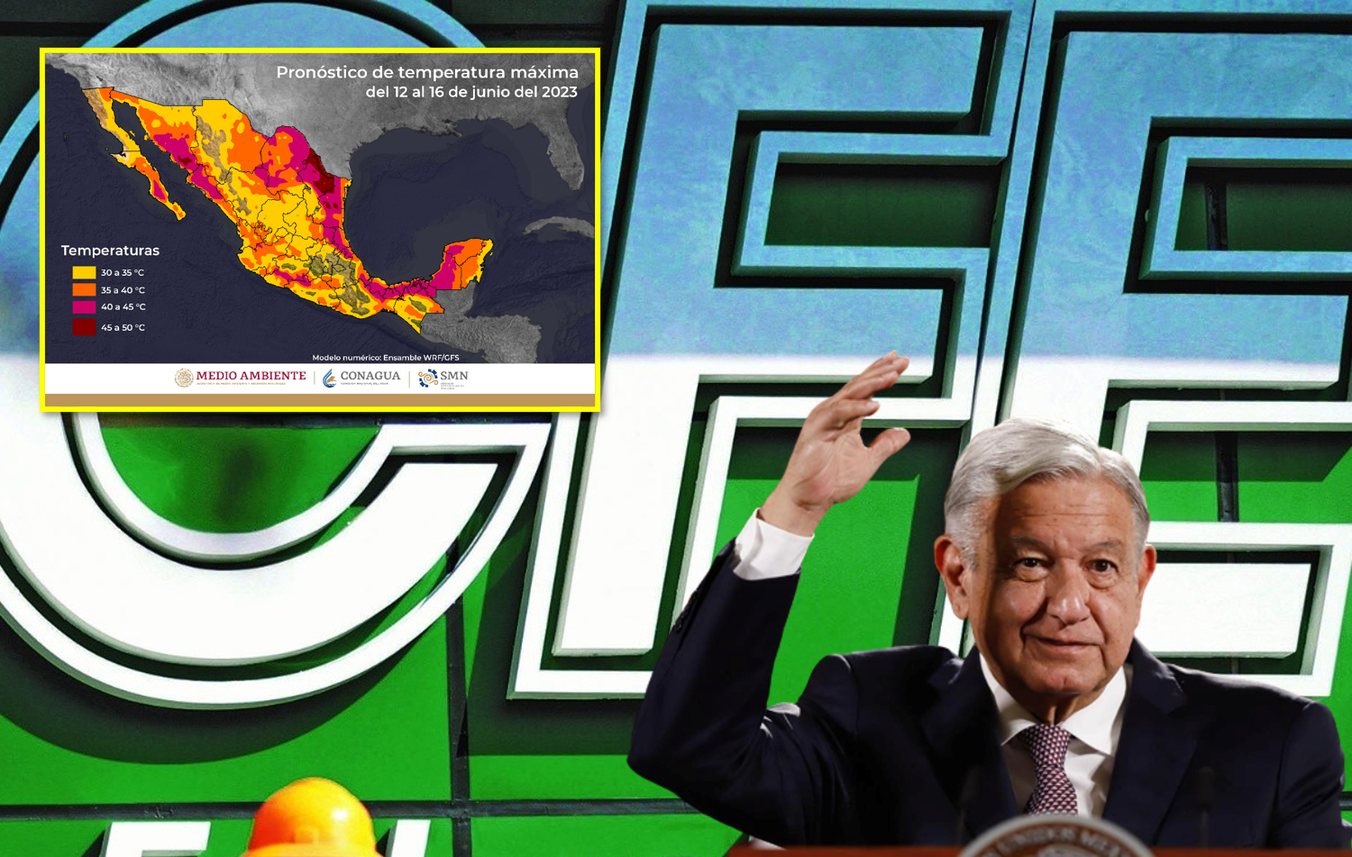 La ola de calor no afectará abasto de energía eléctrica, ni subirá los costos, garantiza AMLO