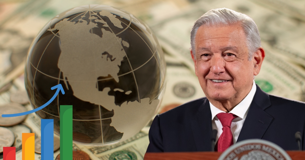 Sube una vez más el pronóstico de crecimiento económico de México con AMLO