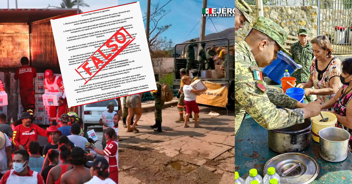 Cruz Roja desmiente que el ejército esté reteniendo el apoyo en Guerrero