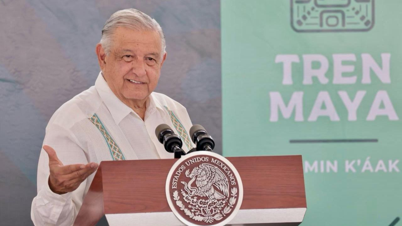 Inaugura AMLO tramo Cancún-Playa del Carmen del Tren Maya