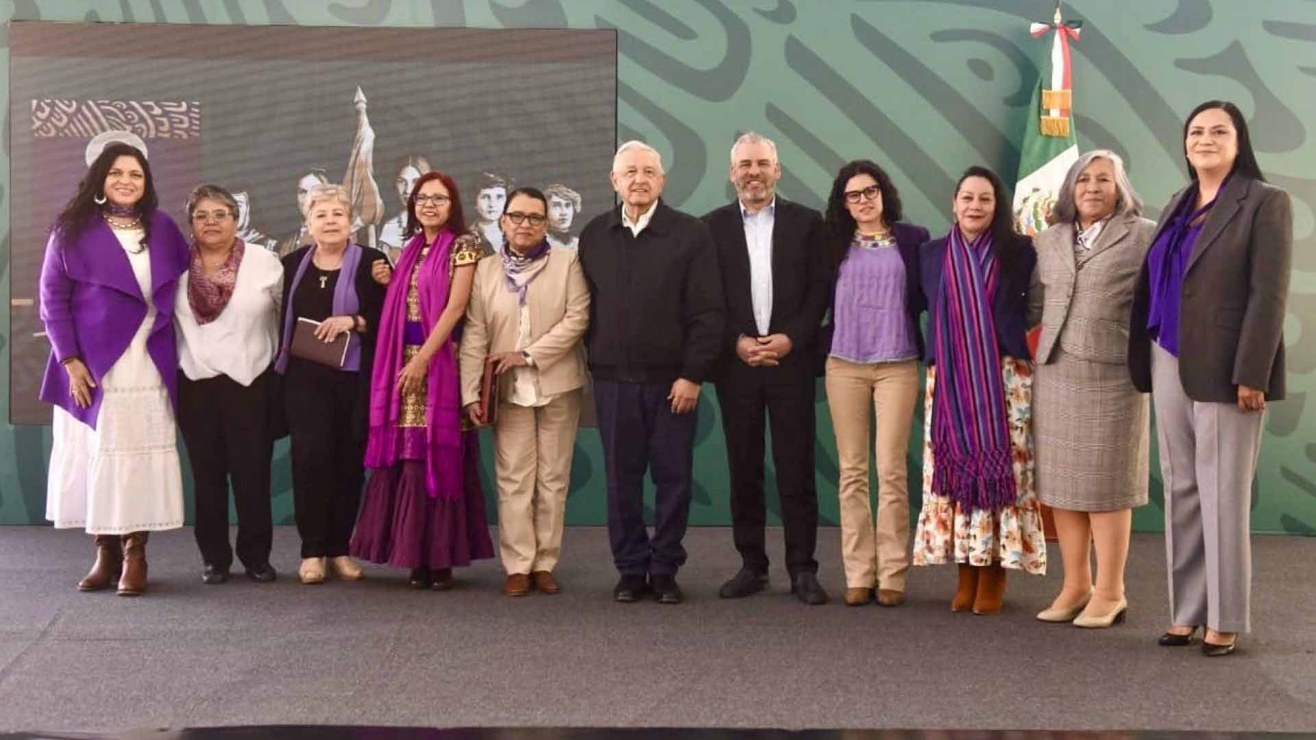 Ahora México es un país de derechos: Mujeres integrantes del primer gabinete paritario en la historia del país, conmemoran el Día Internacional de la Mujer
