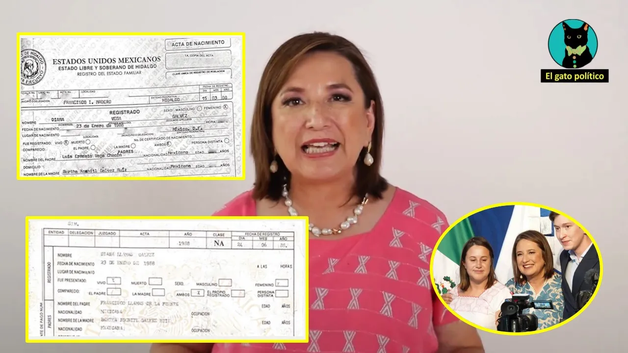 Bomba: Investigación revela que la hija de Xóchitl tiene dos actas de nacimiento y así tiene participación en las empresas de su mamá