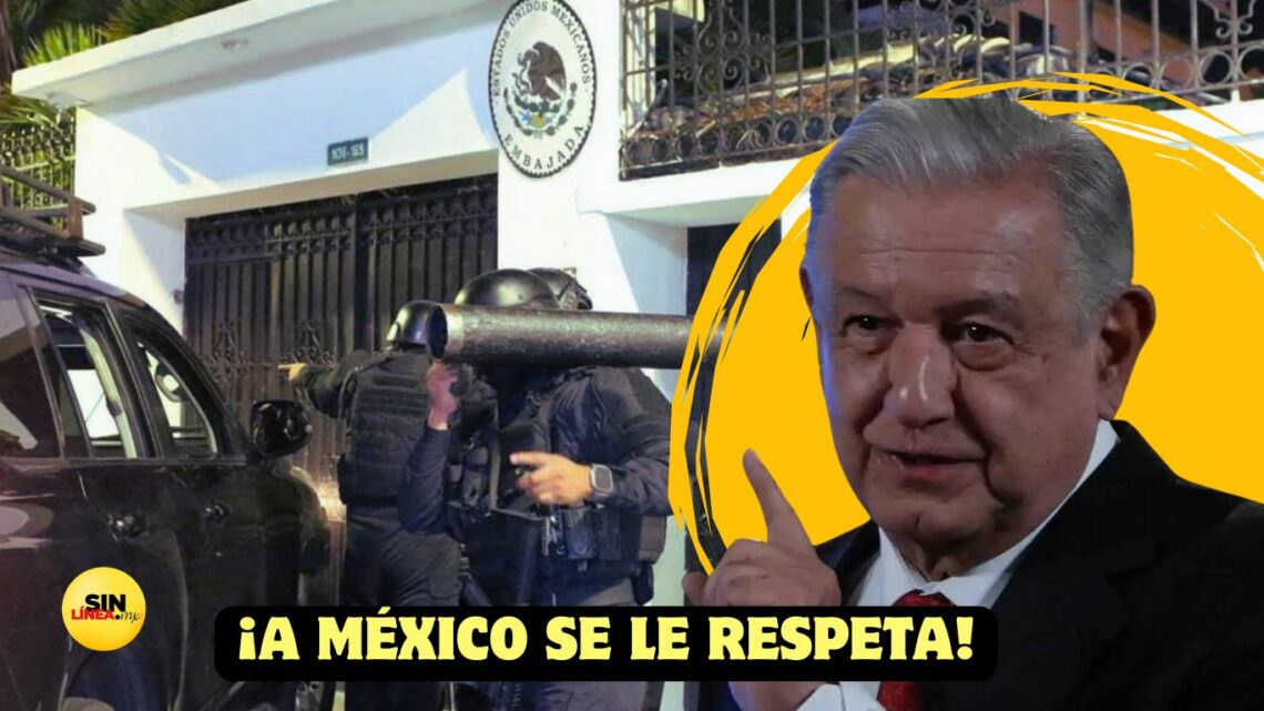 AMLO revela imágenes inéditas de la irrupción en la embajada de México en Ecuador, se levantará denuncia ante la Corte Internacional