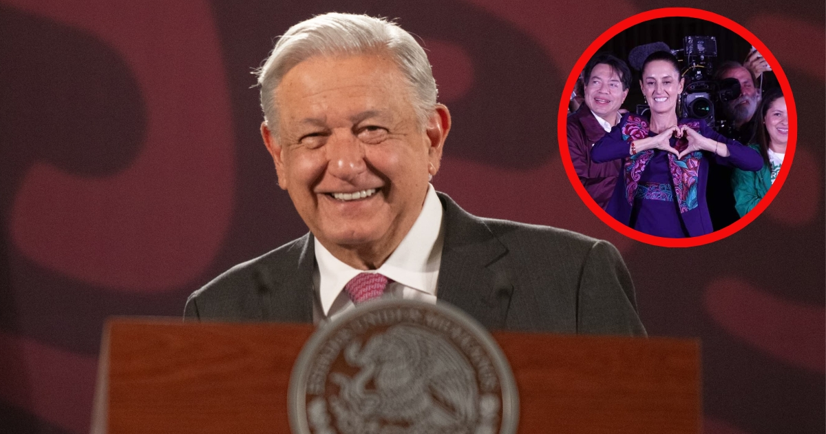 AMLO amanance muy contento: Voy a poder decir misión cumplida cuando entregue la banda presidencial