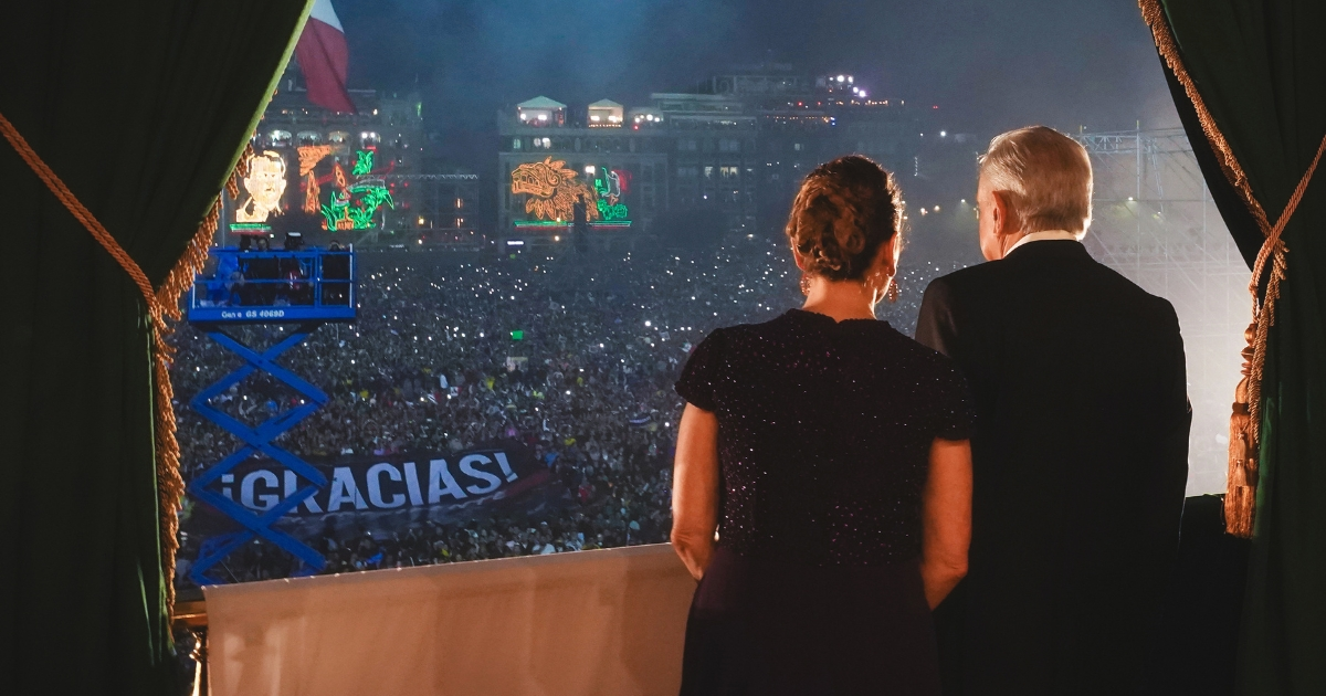 Junto al Pueblo de México, el cielo también lloró por AMLO