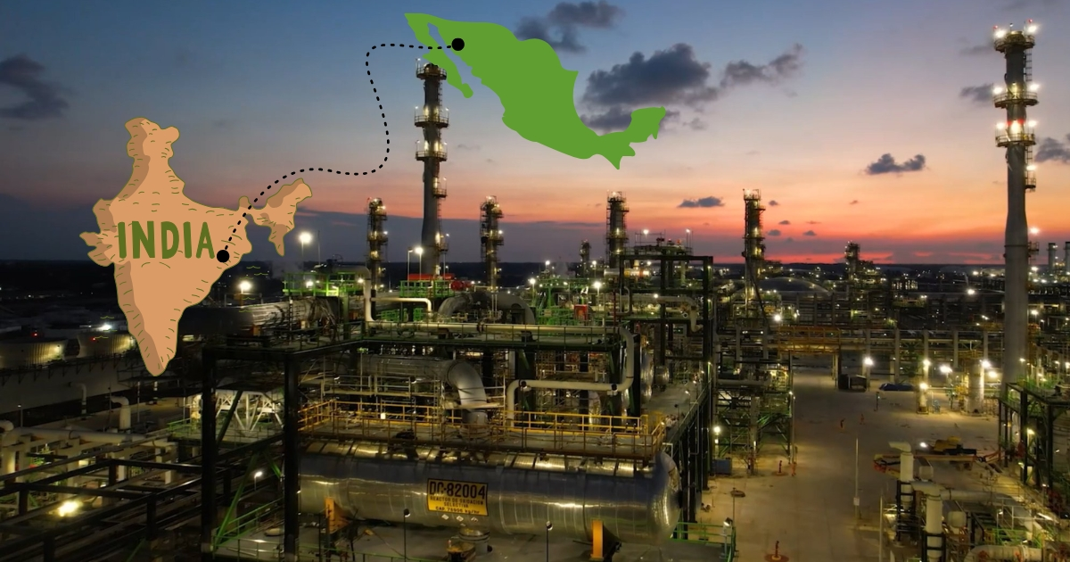 ¿No que no? Refineria Dos Bocas exportó su primer cargamento de combustible a la India