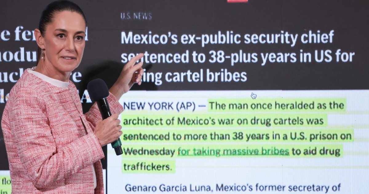 Claudia Sheinbaum desmiente a Estados Unidos, el narcogobierno fue durante el sexenio de Calderón