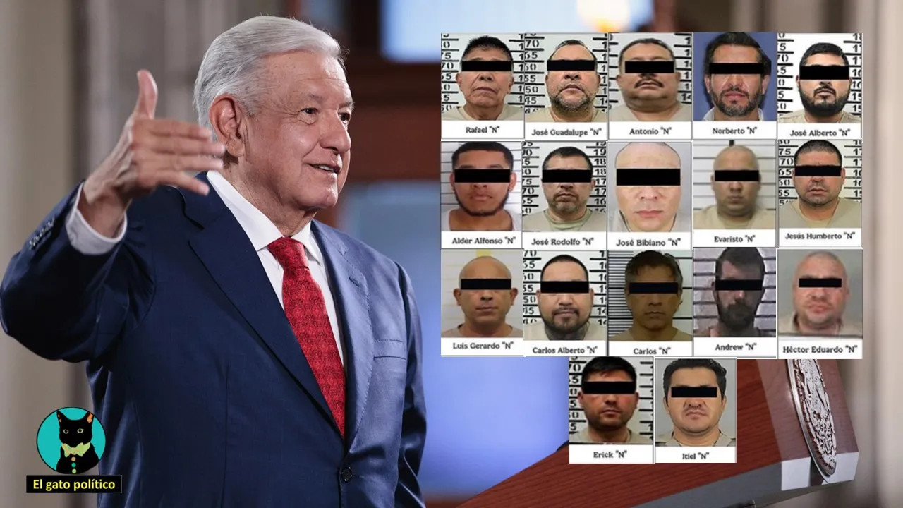 De los 29 extraditados a Estados Unidos, 17 fueron capturados por AMLO