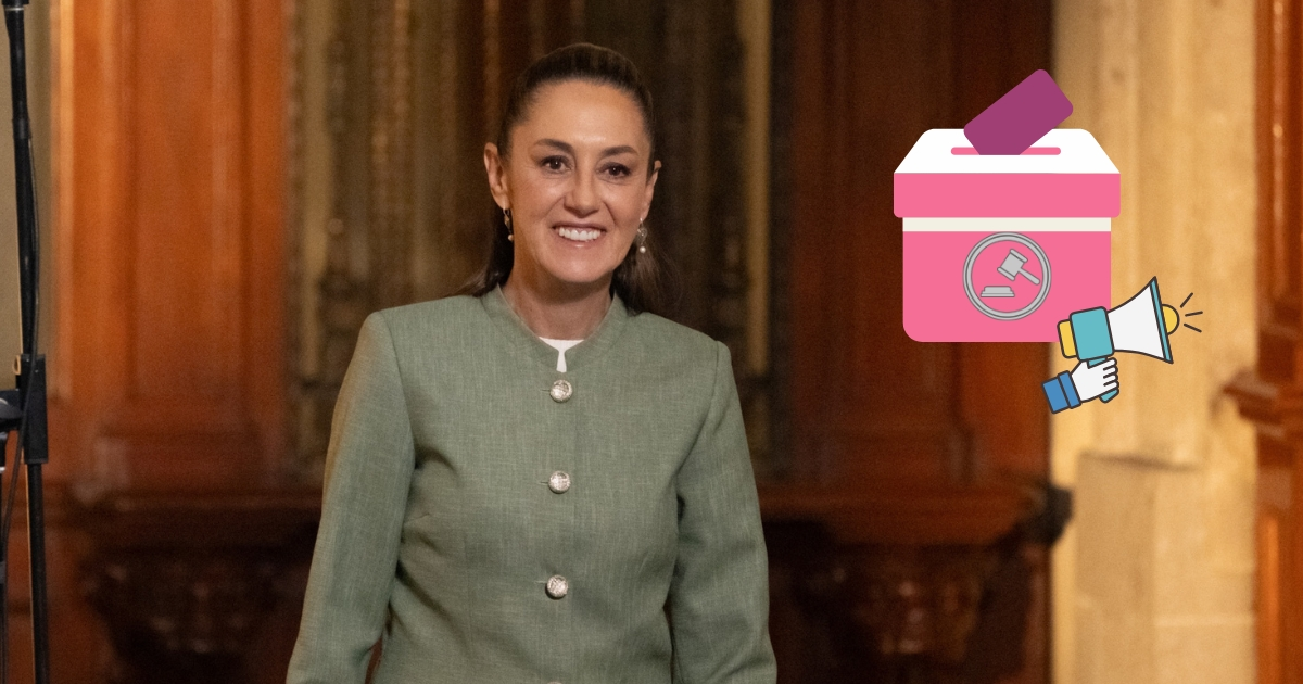 Sheinbaum defiende difusión de elección judicial